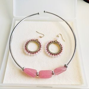 Set of necklace and earrings new in box
